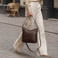 Rowallan Brown Leather Shoulder Bag, Cross Body Bag