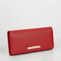 Large Red Leather Purse