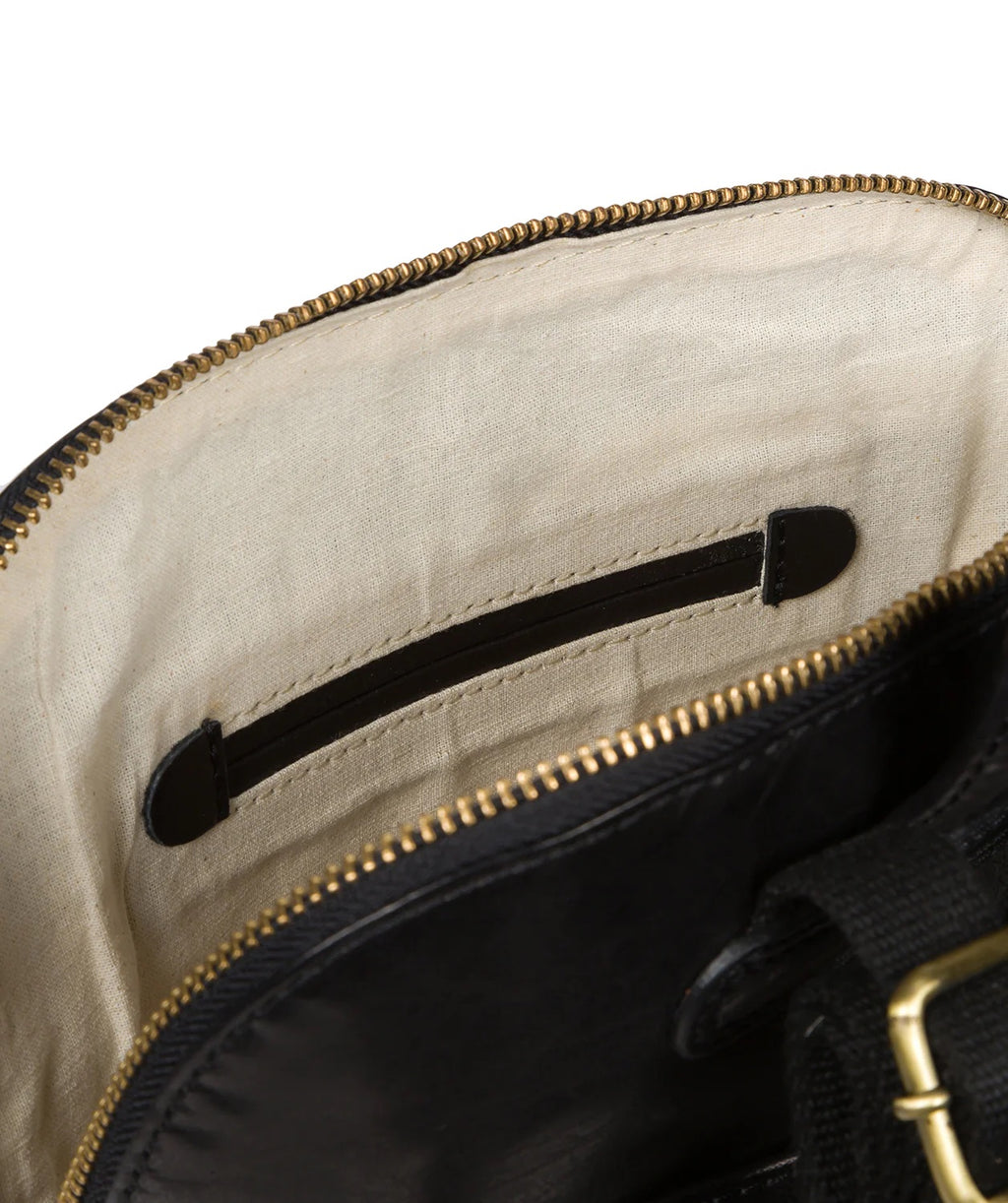 Black Leather Backpack