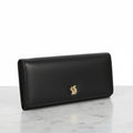 Large Black Leather Purse