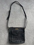 Black Leather Cross Body Bag, Shoulder Bag