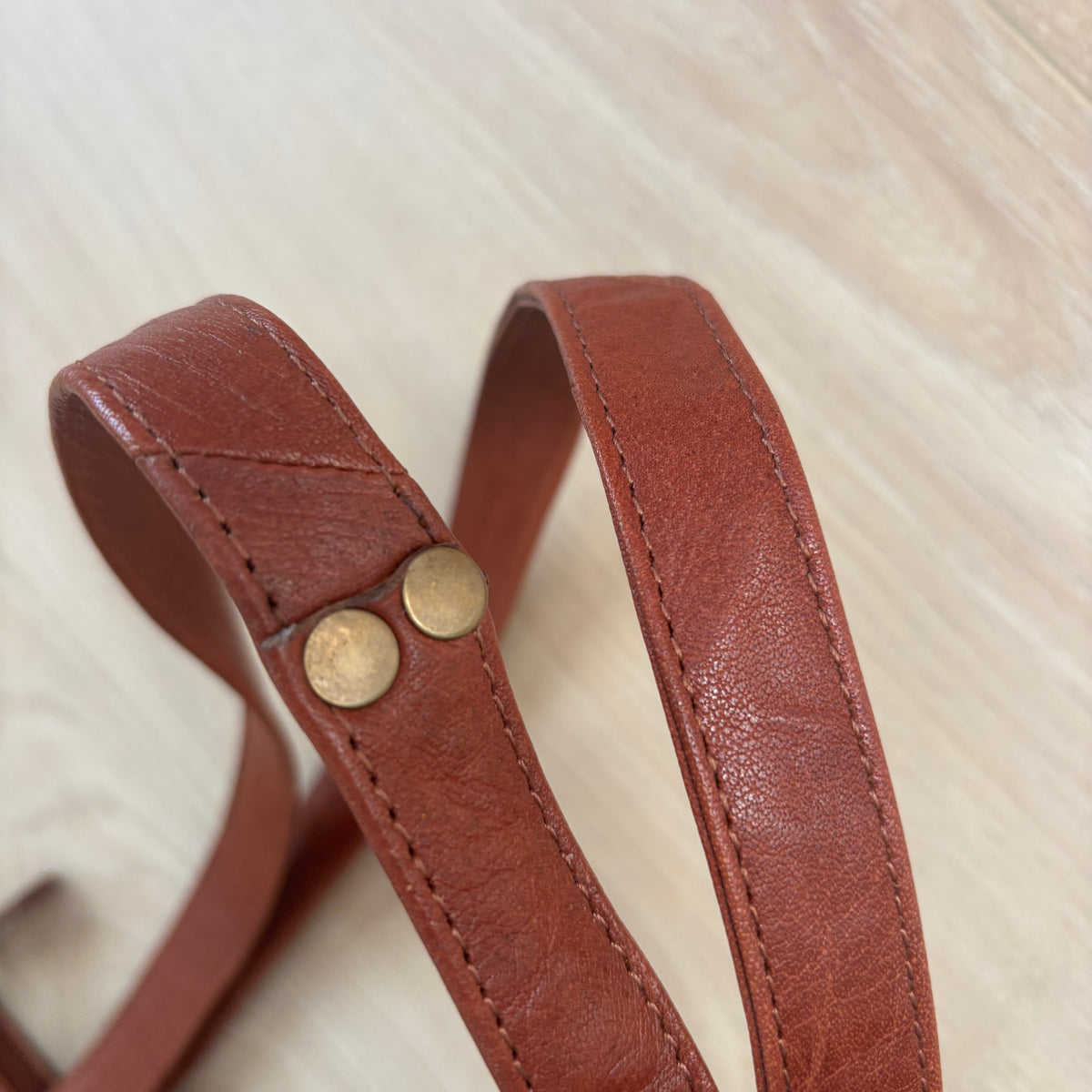 Large Rowallan Tan Leather Shoulder Bag