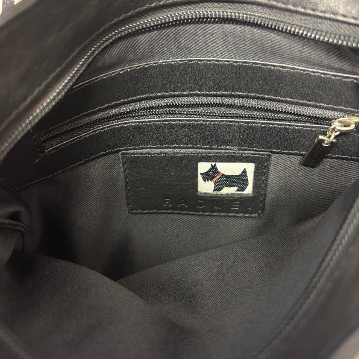 Radley Black Leather Cross Body Bag