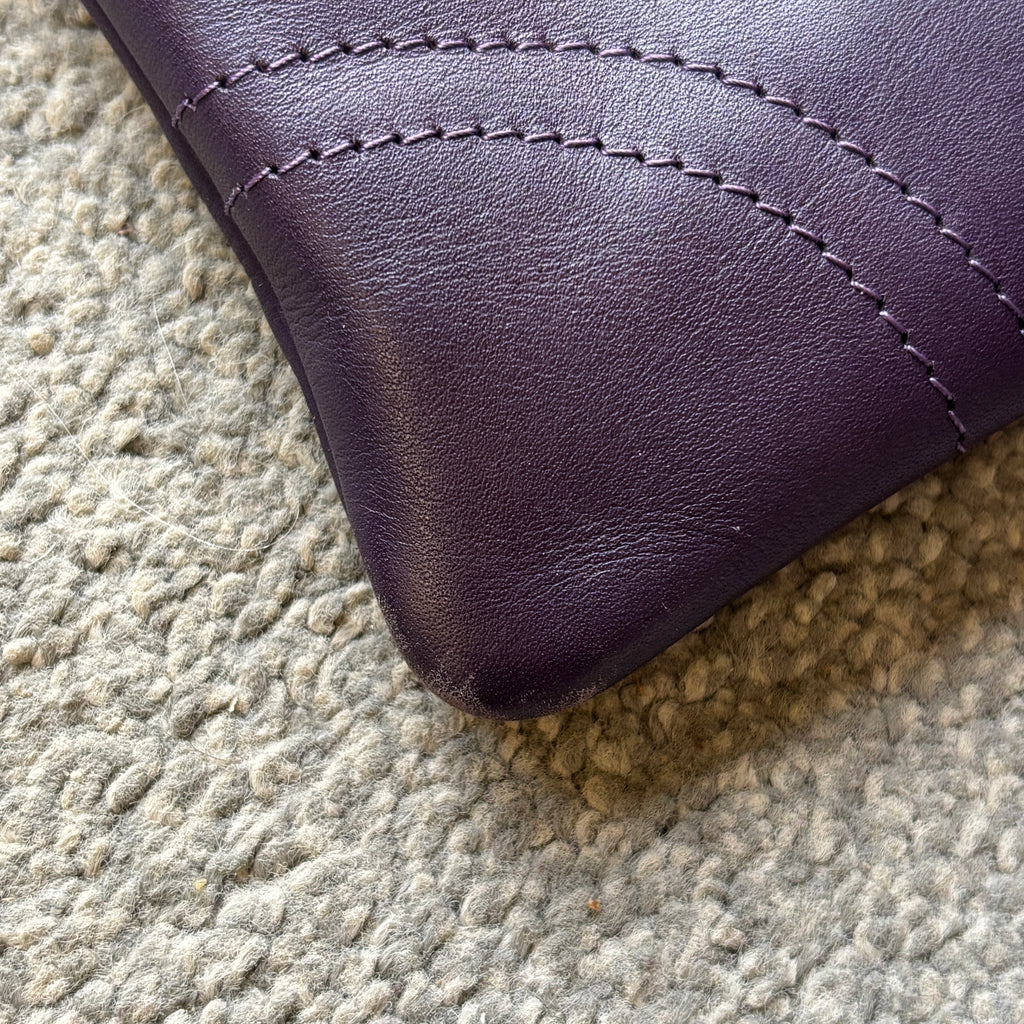 Holly Rose Purple Leather Cross Body Bag