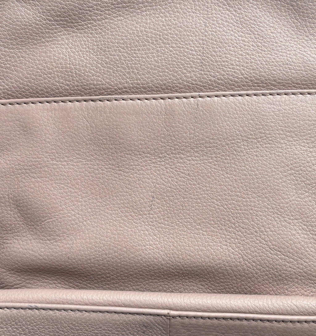 Pink Leather Shoulder Bag