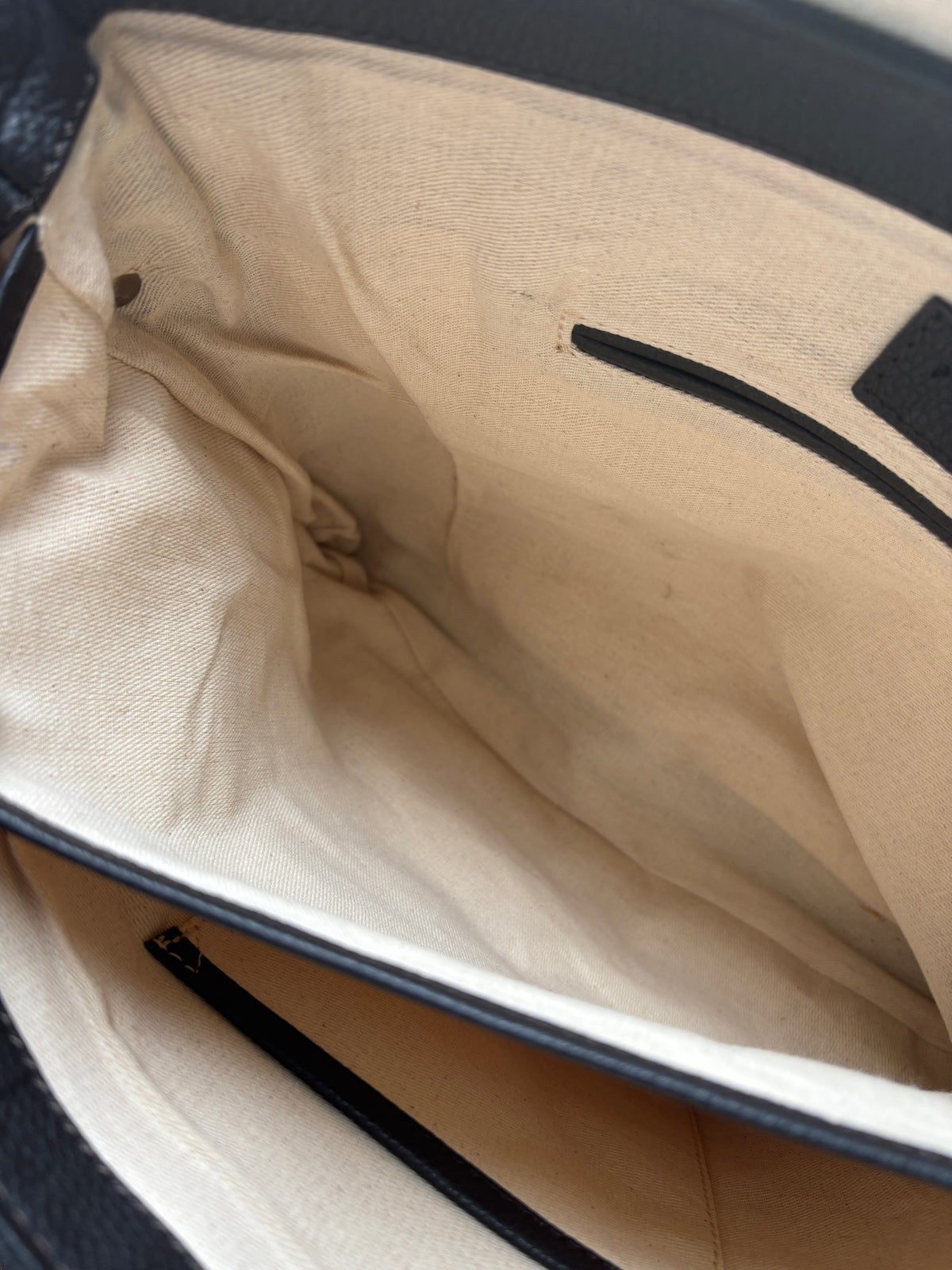 Dark Brown Leather Messenger Bag