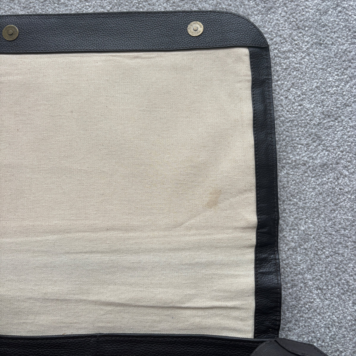 Dark Brown Leather Messenger Bag