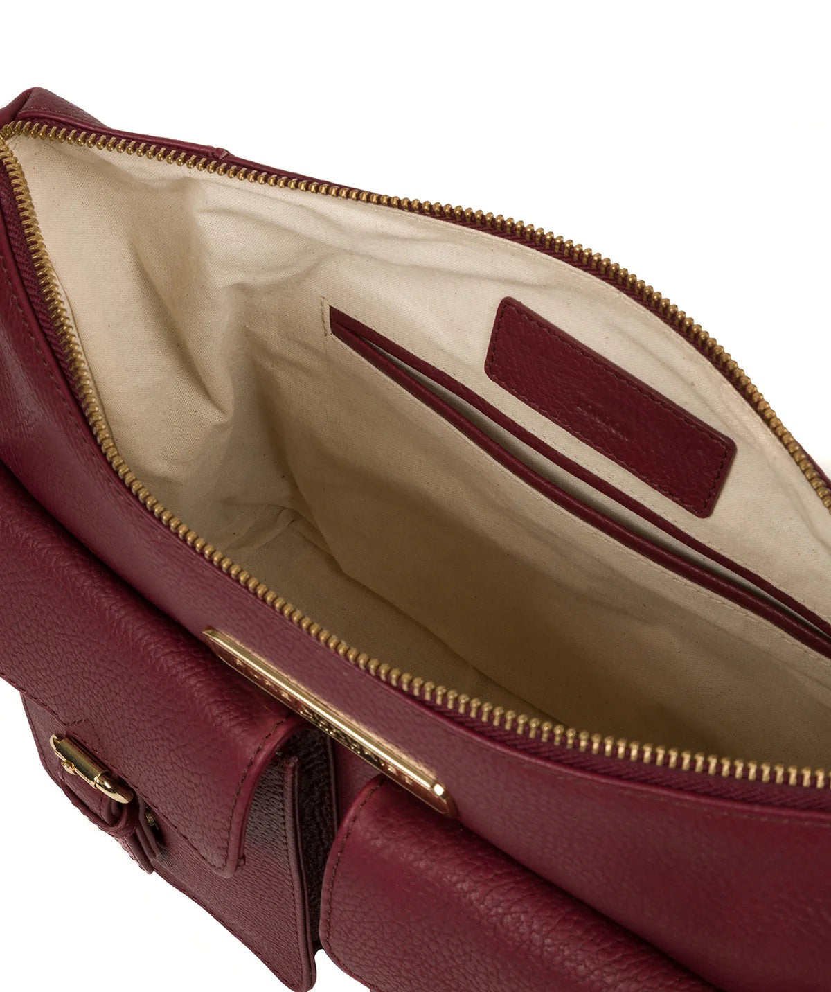 Pomegranate Leather Shoulder Bag