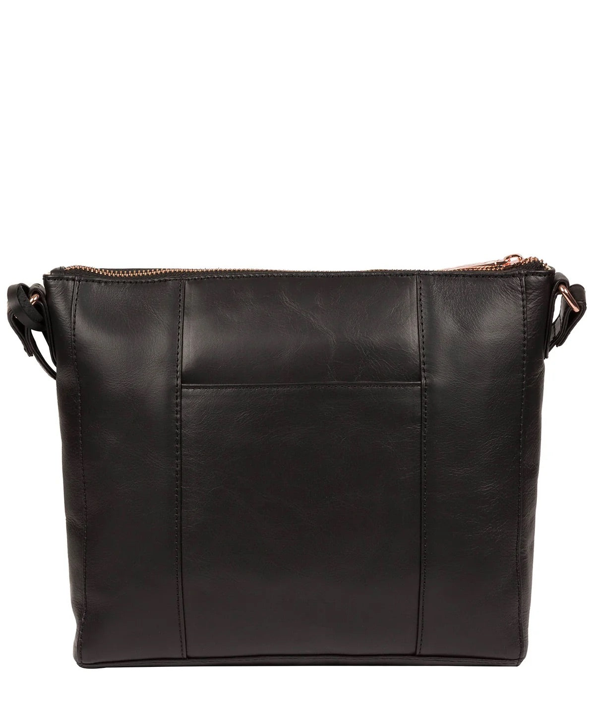 Black Leather Crossbody Bag