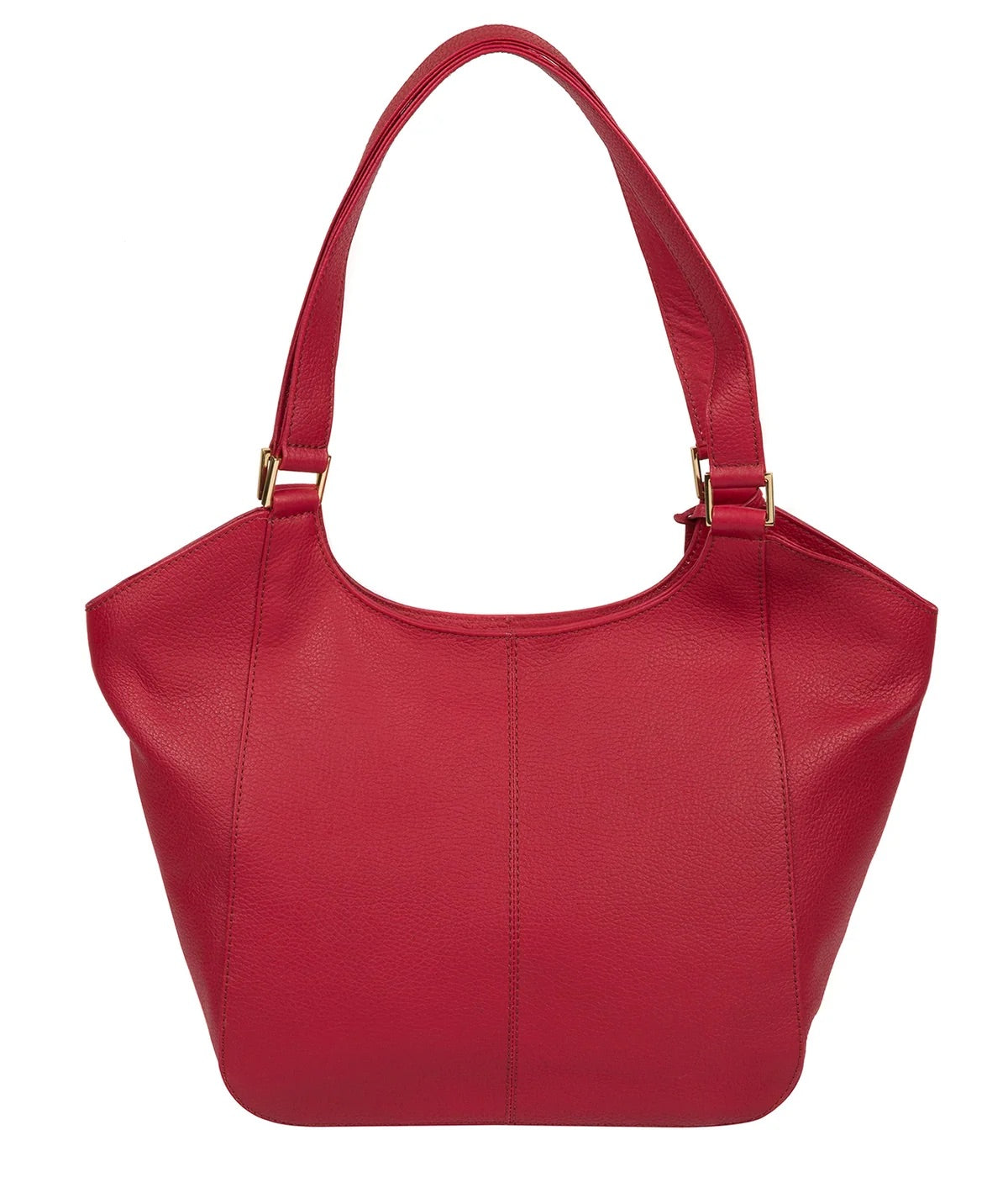 Large Red Leather Shoulder Bag