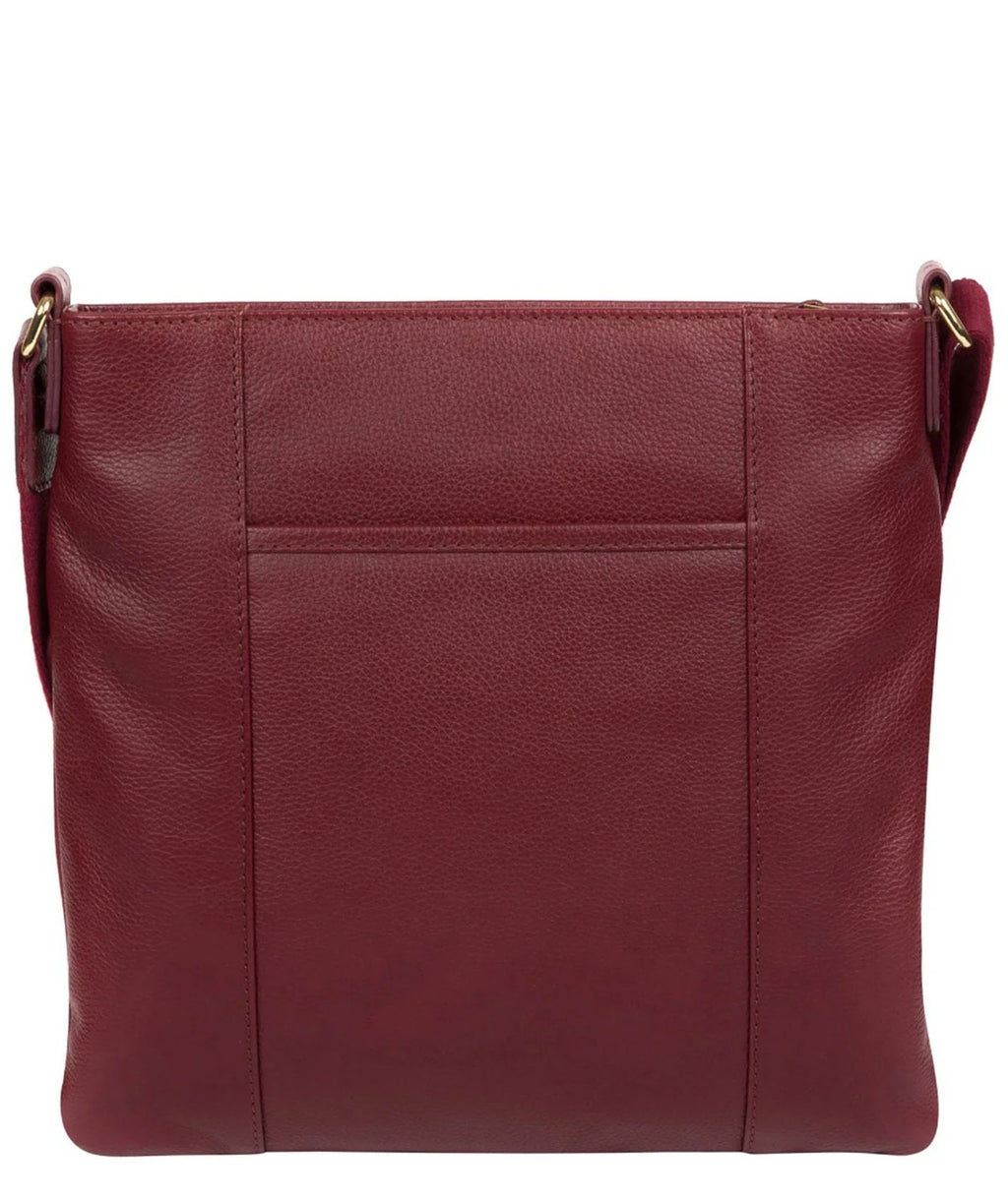 Large Burgundy Leather Crossbody & Shoulder Bag