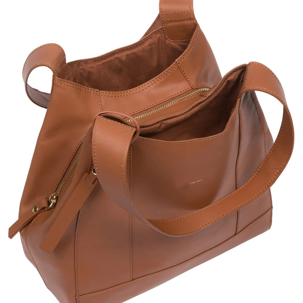 Tan Leather Handbag, Shoulder Bag