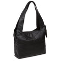 Large Black Leather Handbag, Shoulder Bag