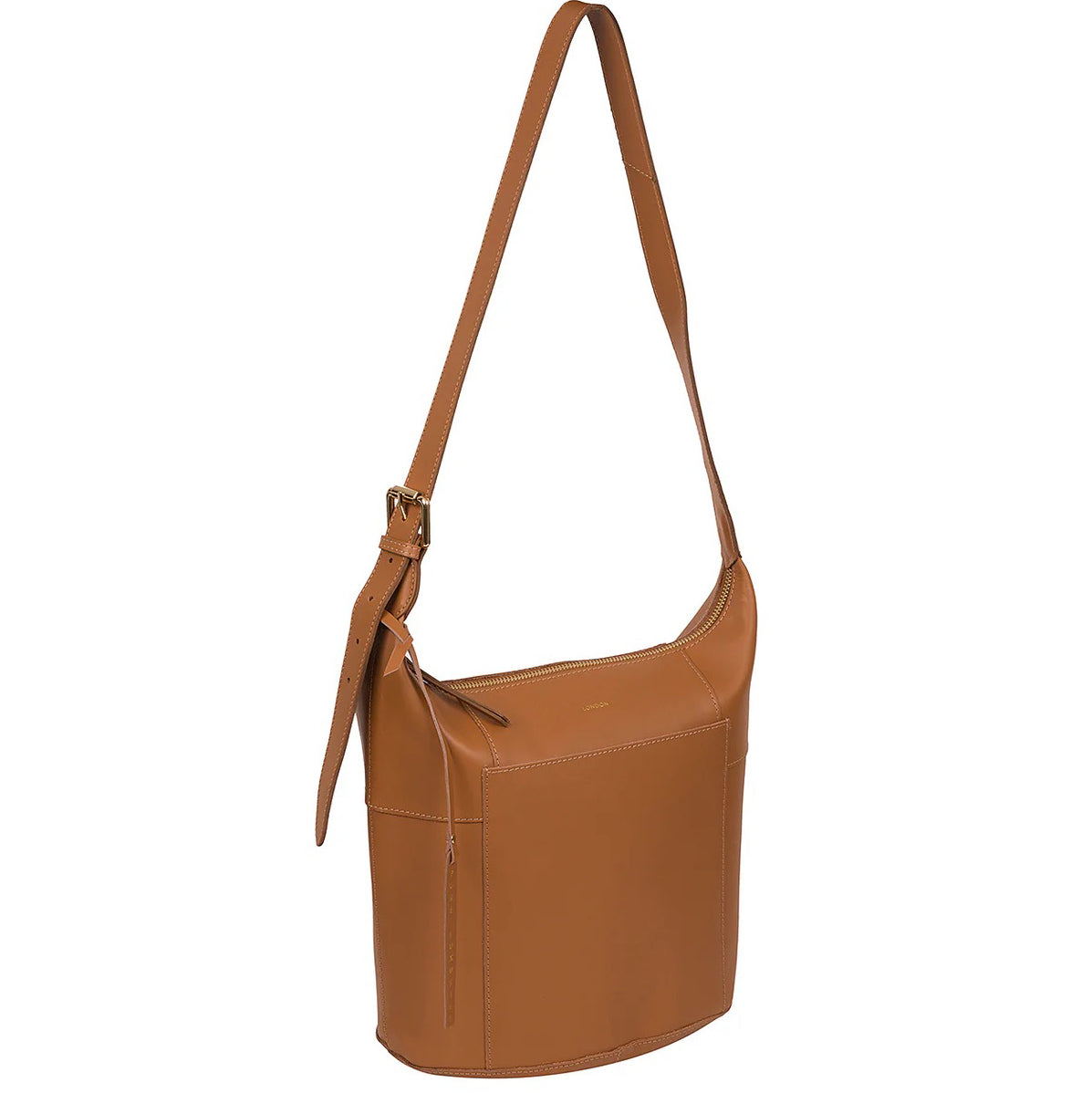 Tan Leather Shoulder Bag, Cross Body Bag