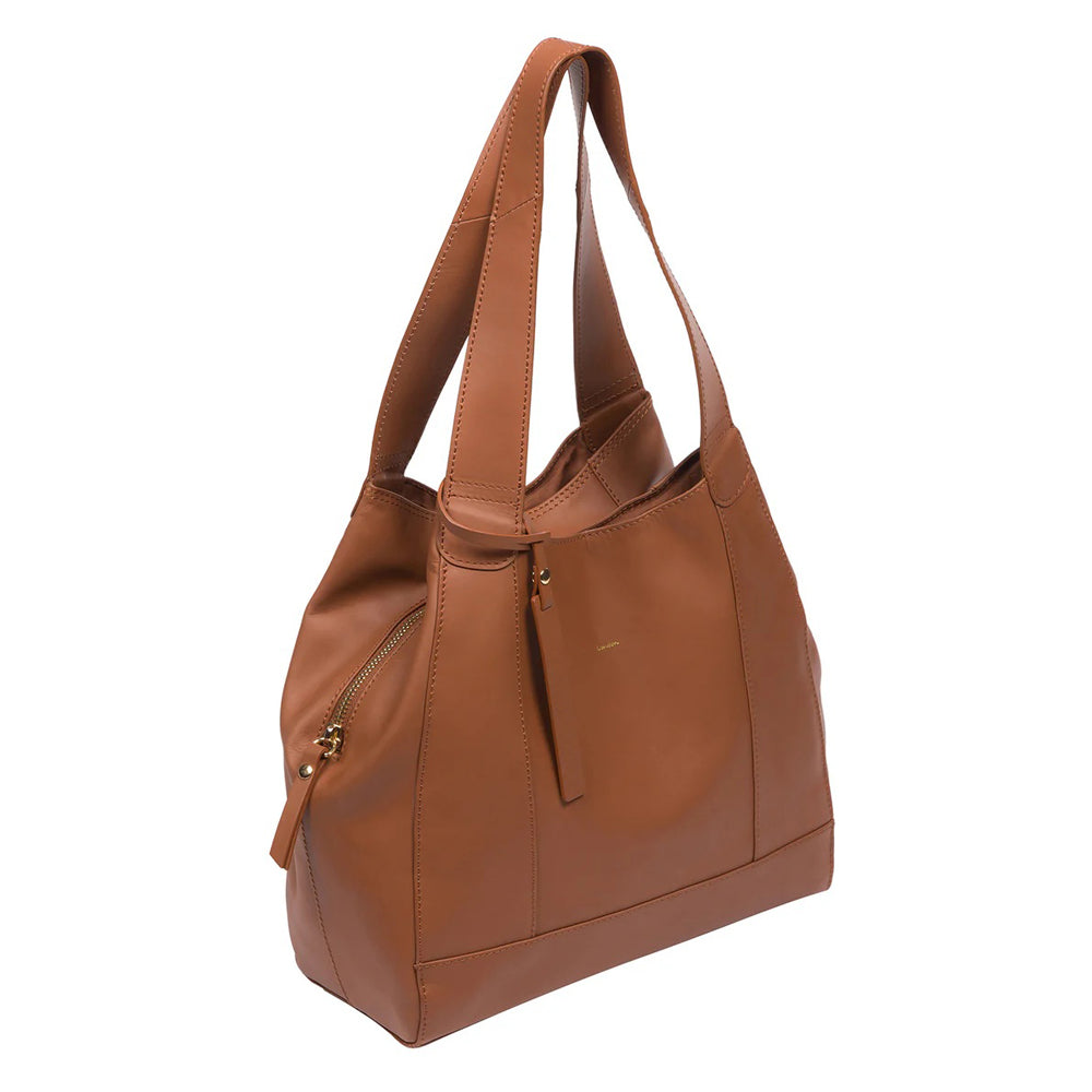 Tan Leather Handbag, Shoulder Bag