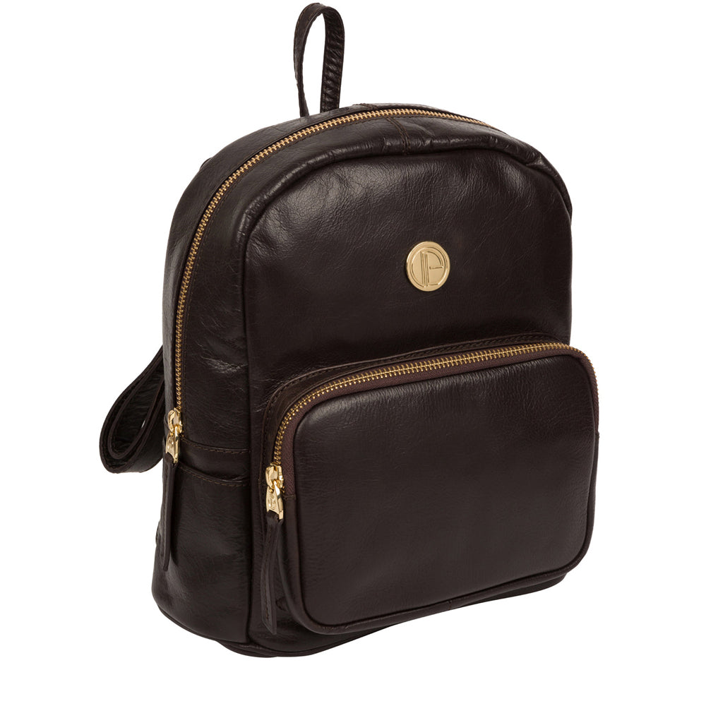 Tan Leather Backpack