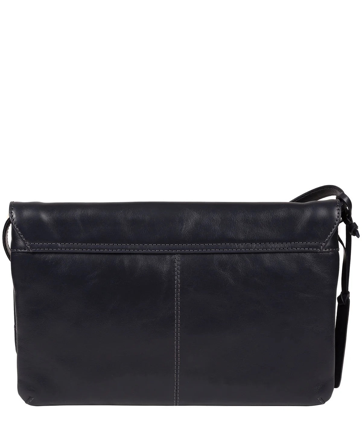 Navy Leather Shoulder or Clutch Bag