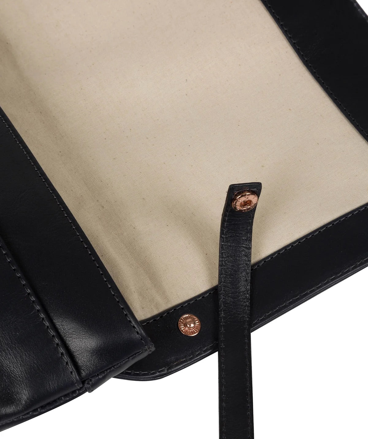 Navy Leather Shoulder or Clutch Bag