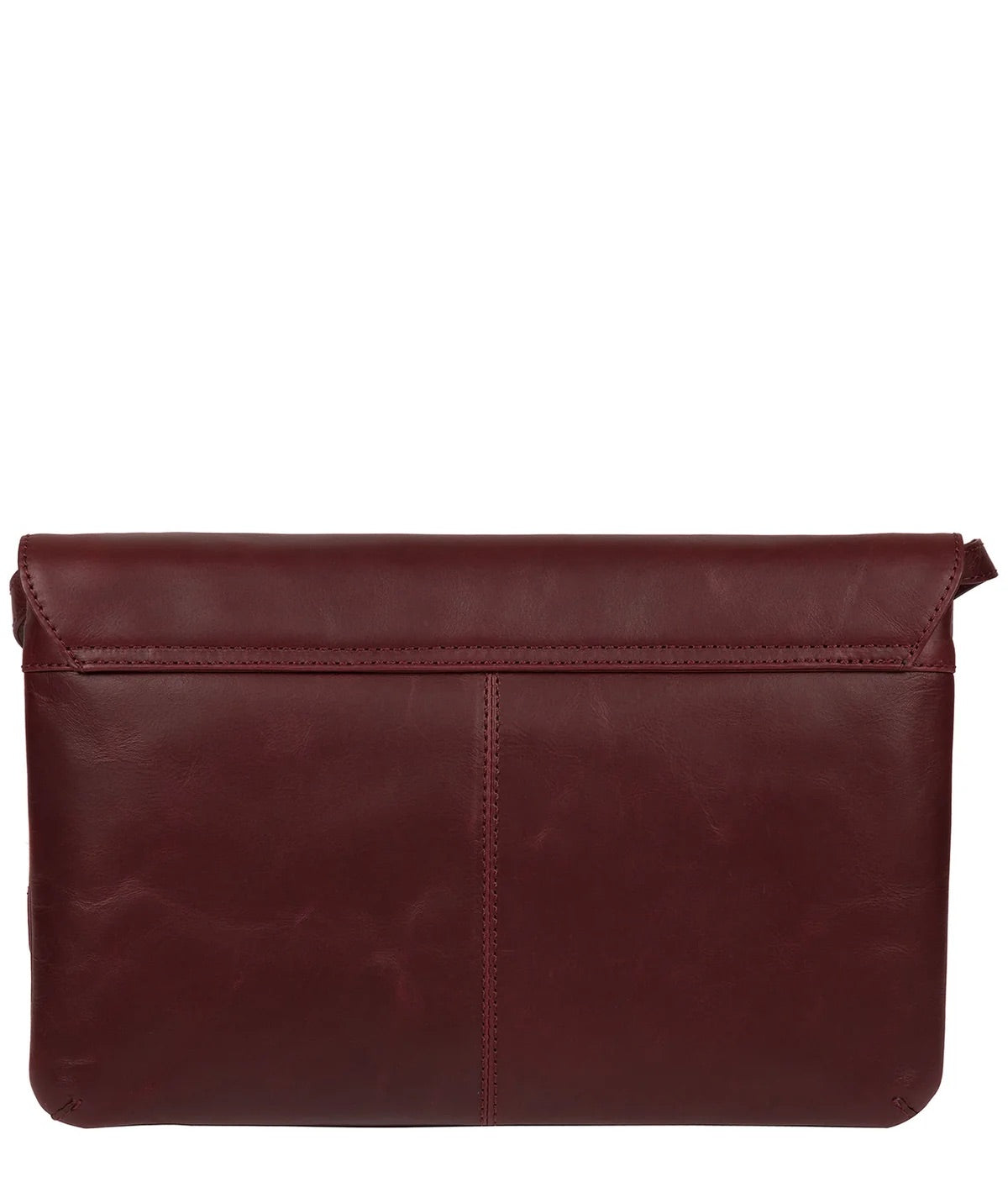 Burgundy Leather Shoulder or Clutch Bag