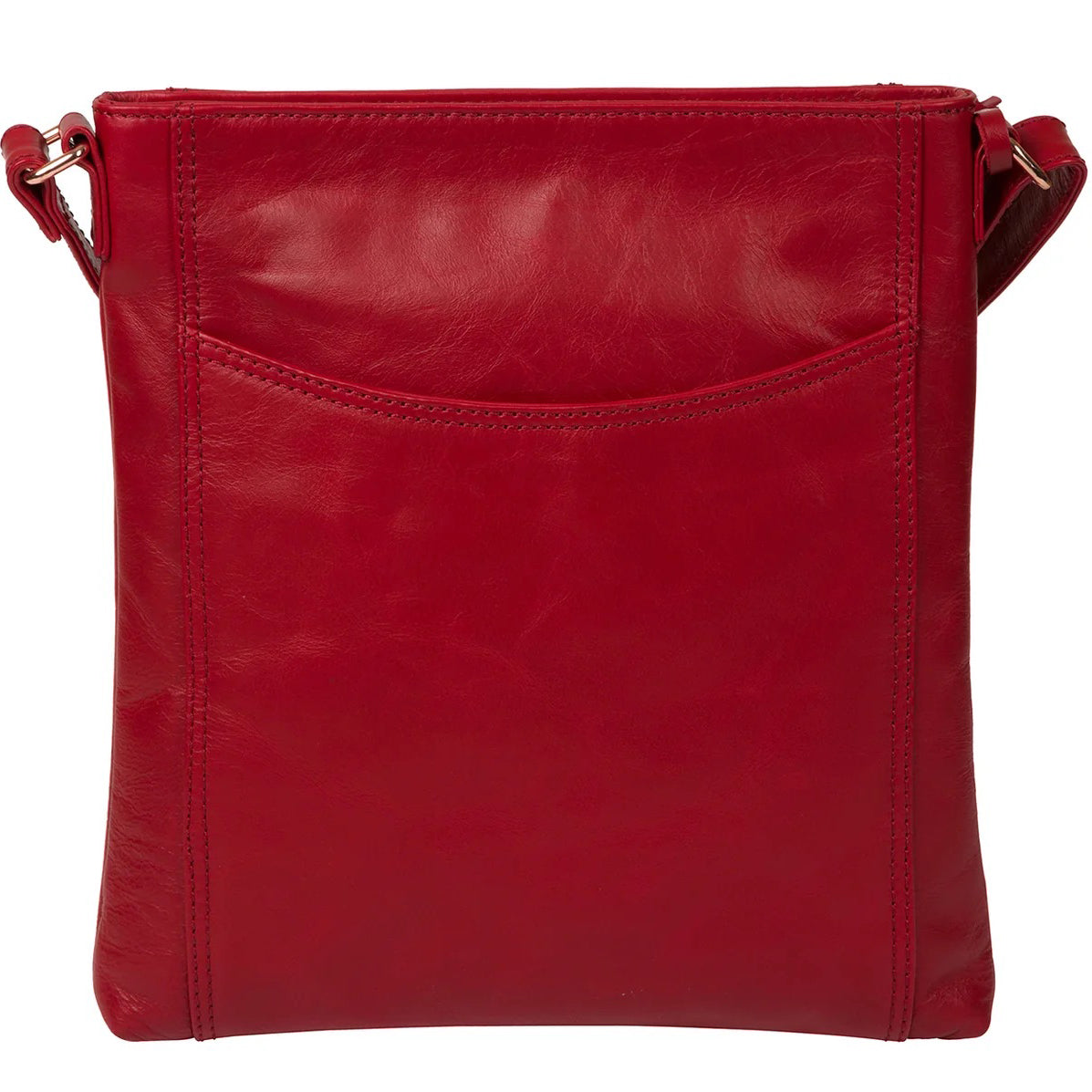 Red Leather Crossbody Bag