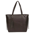 Large Brown Leather Shoulder Bag