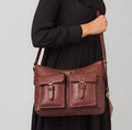 Chestnut Brown Leather Shoulder Bag