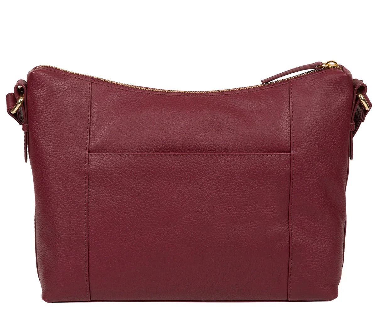 Pomegranate Leather Shoulder Bag