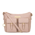Pink Leather Shoulder Bag