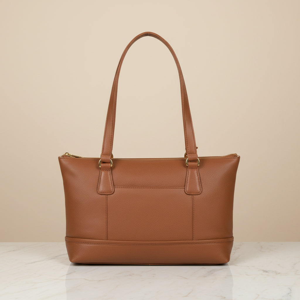 Tan Leather Handbag, Shoulder Bag