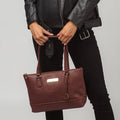 Brown Leather Handbag, Shoulder Bag