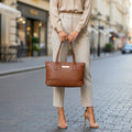 Tan Leather Handbag, Shoulder Bag