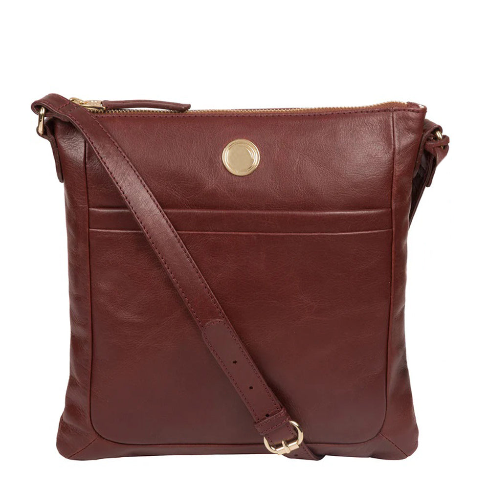 Brown Leather Crossbody Bag