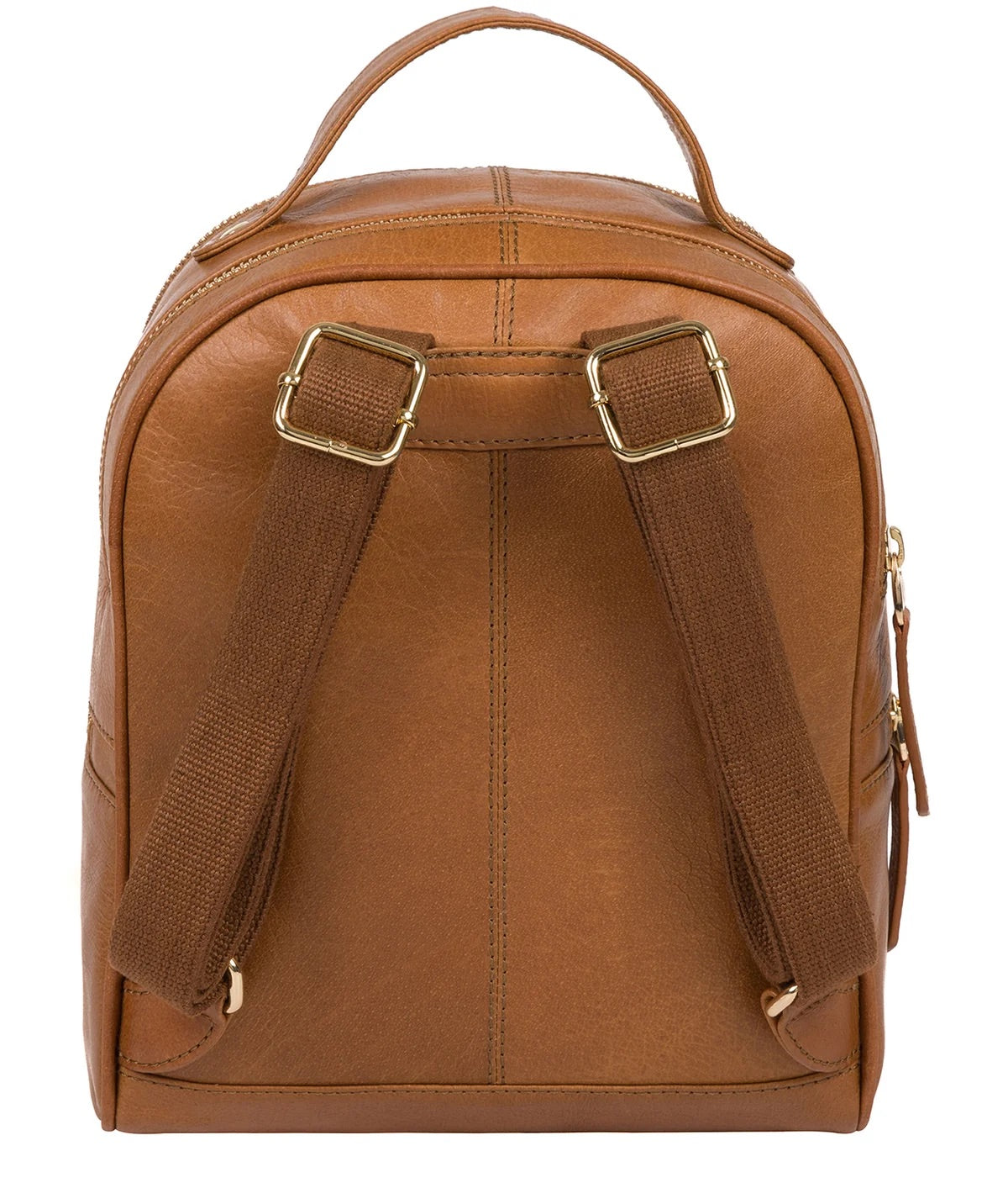Tan Leather Backpack