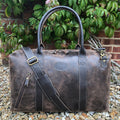 Rowallan Brown Vintage Leather Holdall, Travel Bag