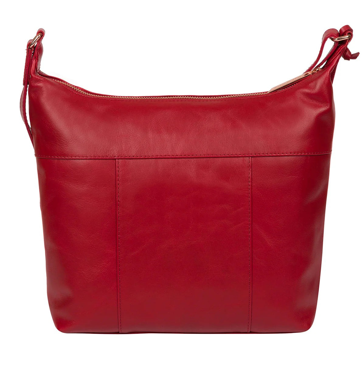 Red Leather Shoulder & Crossbody Bag