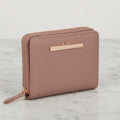 Medium Pink Leather Purse