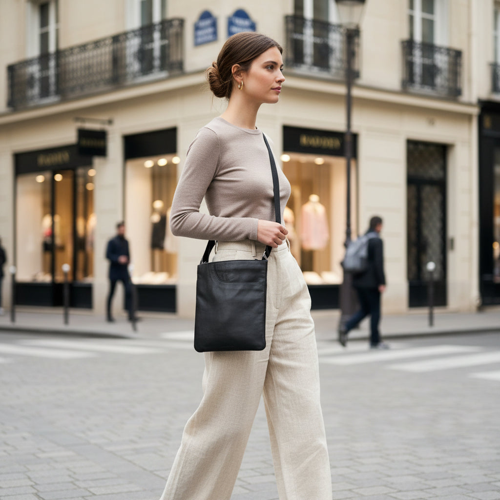 Radley Black Leather Cross Body Bag