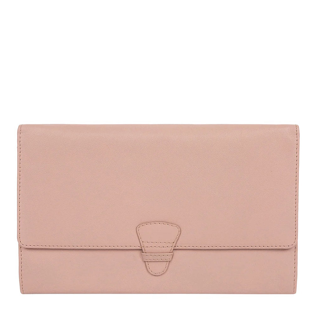 Nude Leather Travel Bag, Wallet