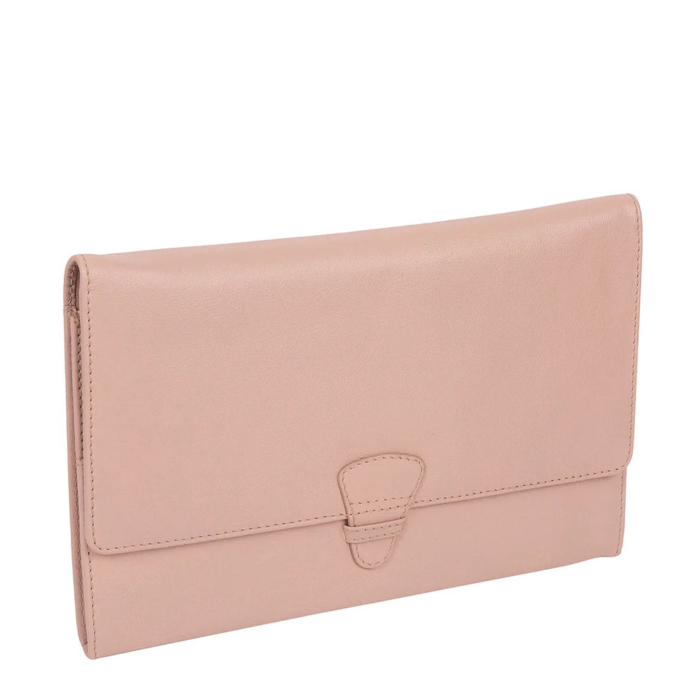 Nude Leather Travel Bag, Wallet