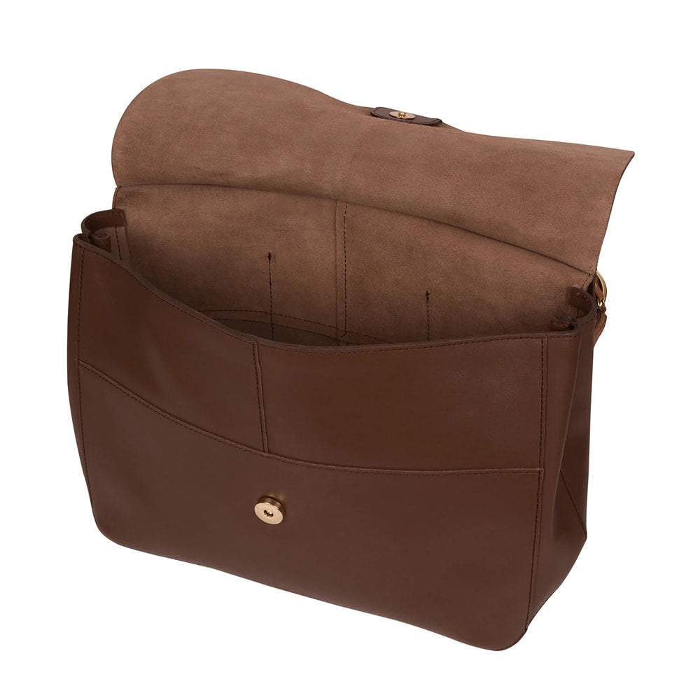 Brown Leather Shoulder Bag, Cross Body Bag