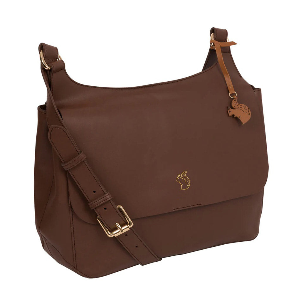 Brown Leather Shoulder Bag, Cross Body Bag