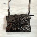 Black Metallic Shoulder Bag