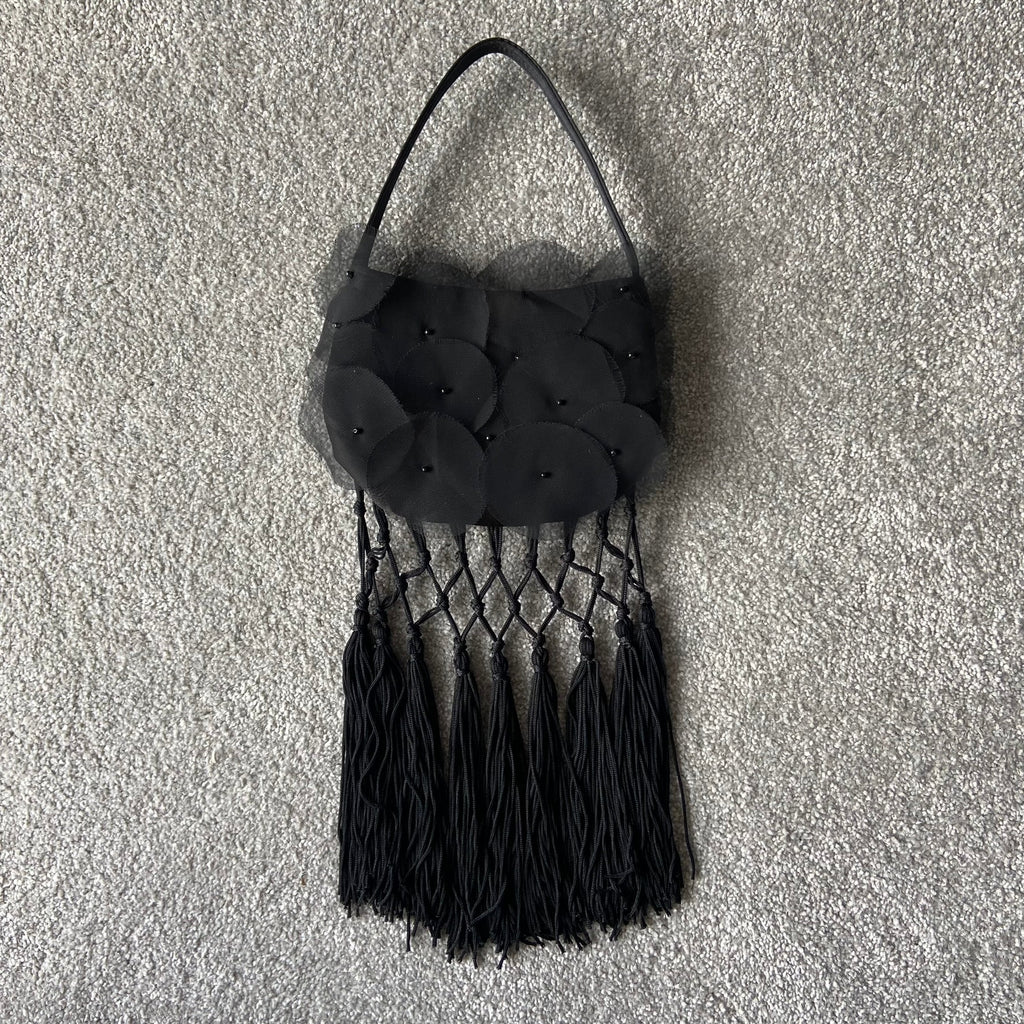 Black Tassel Handbag