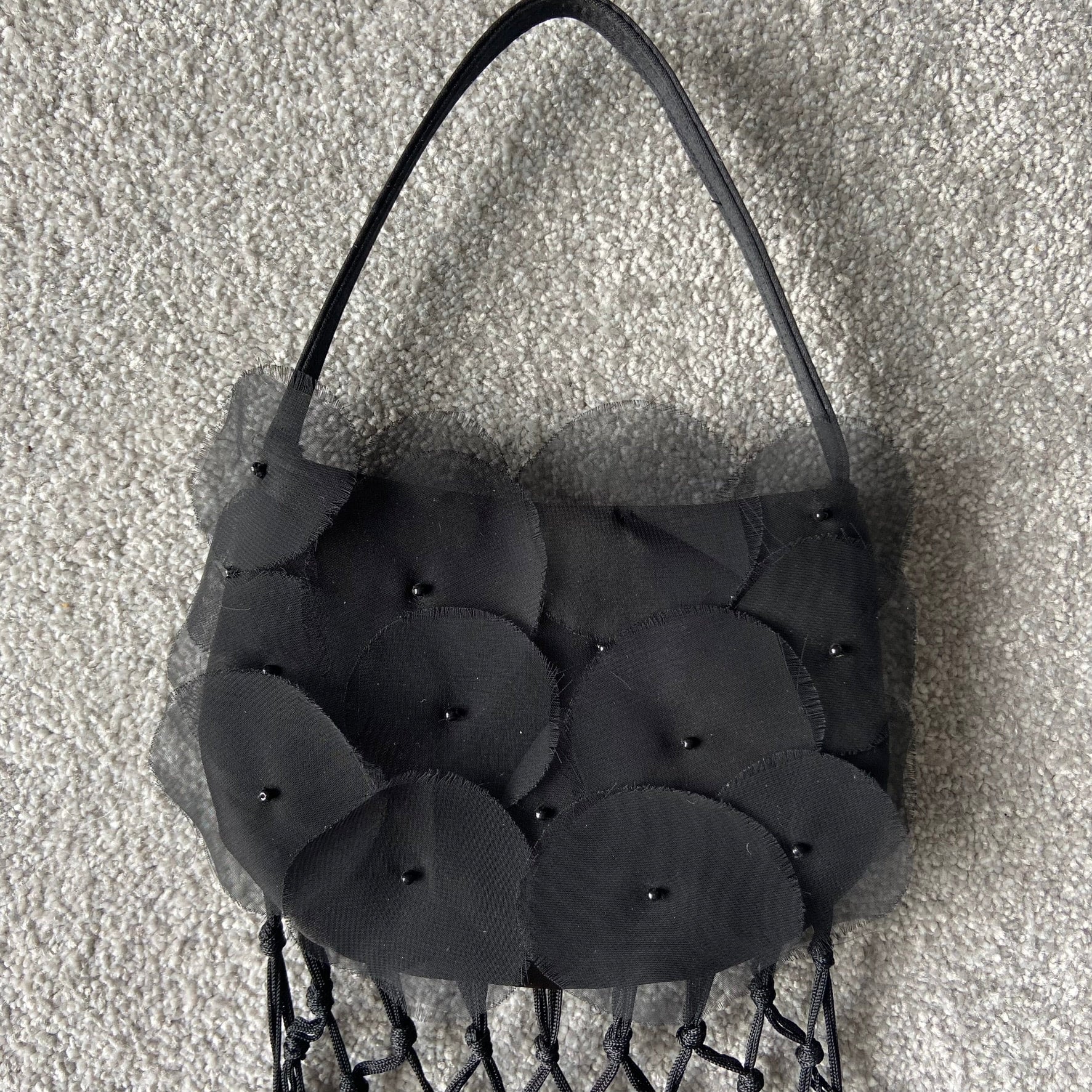 Black Tassel Handbag