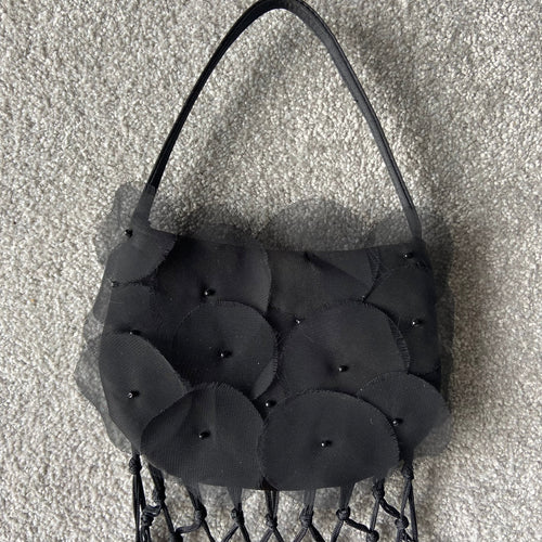 Black Tassel Handbag