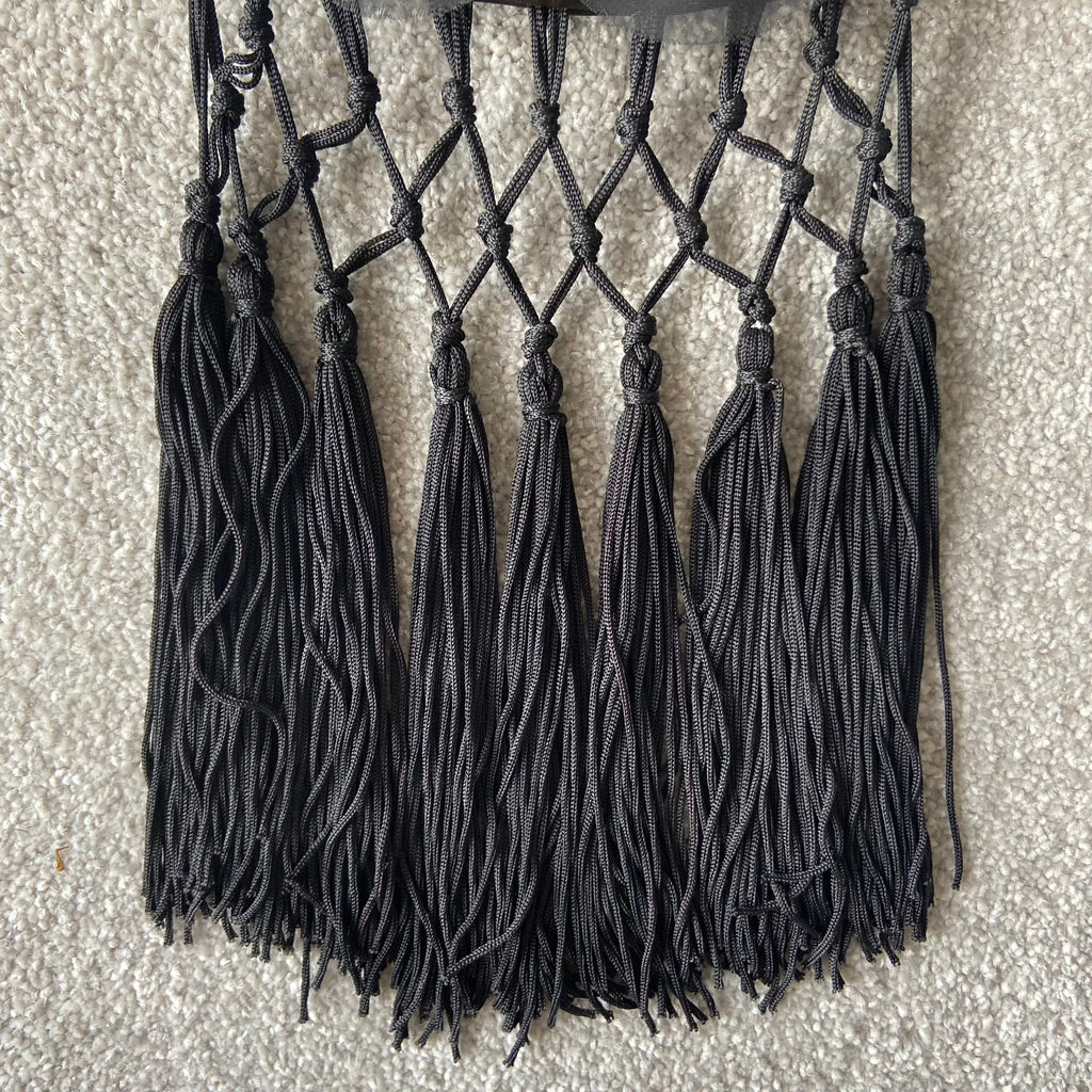 Black Tassel Handbag