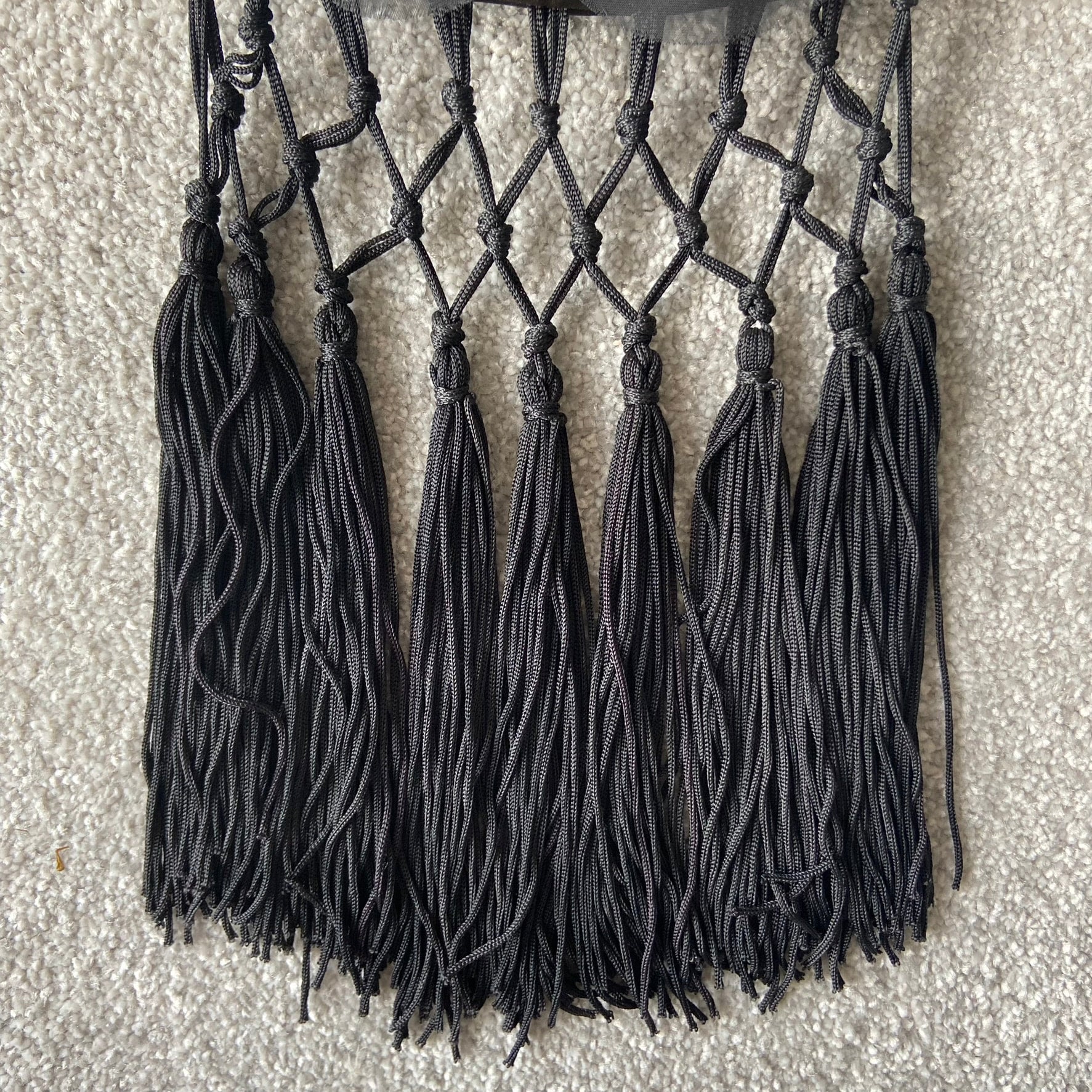 Black Tassel Handbag