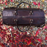 Luxury Large Brown Buffalo Leather Holdall
