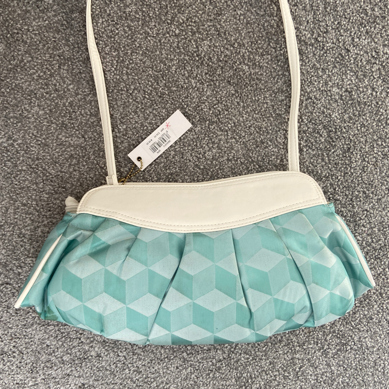 Suzy Smith Aqua Shoulder Bag