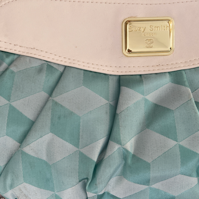 Suzy Smith Aqua Shoulder Bag
